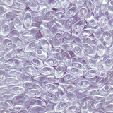 Long Magatama Beads #3506 Transparent Light Sky Blue 6g