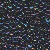 Long Magatama Beads #455 Metallic Blue Iris 6g