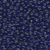 Magatama Beads #20 Silver Lined Cobalt 23g