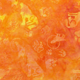 Cotton Fabric Batiks Fire Wolf - Half Yard