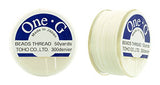 One-G Beading Thread White 50yd