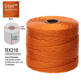 S-Lon Bead Cord .5mm Rust 77yd Spool