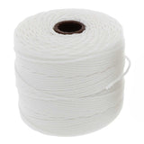 S-Lon Bead Cord .5mm White 77yd Spool