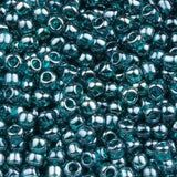 11/0 Toho Seed Beads #108BD Tr Lustered Teal 8-9g Vial