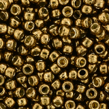 8/0 Toho Seed Beads #PF594 Perma Finish Medal Bronze 8-9g Vial