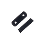 Spacer Bar 2-Hole Horn Black 10/pk