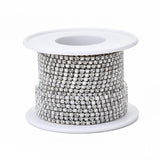 Metal Pearl & Rhinestone Banding 2mm Silver 10yd/pk