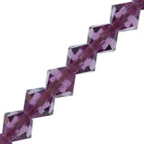 Preciosa Bicone 6mm Amethyst 5" Strand