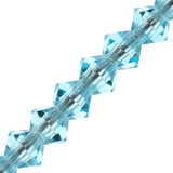 Preciosa Bicone 3mm Aqua Bohemica 5" Strand