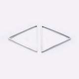 Links Triangle 18x20mm Silver 50/pk