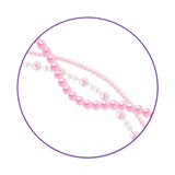 Pearl Bead Kit 8mm/10mm Pink with Cord & Clasps