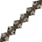 Preciosa Bicone 6mm Black Diamond 5" Strand