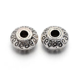 Metal Saucer Beads 7mm Antique Silver 10/pk
