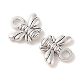 Bee Metal Charm 10x11mm 5/pk