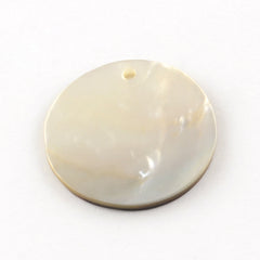 Black Lip Shell Pendant 25mm 2/pk