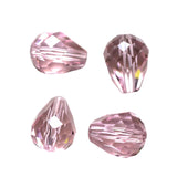 K9 Glass Teardrop Beads 12x10mm Rosaline 10/pk