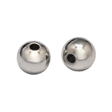 Round Metal Bead 3mm Platinum Plated 50/pk