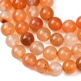 Carnelian Beads 8mm Round (Natural) 15-16" Strand