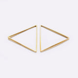 Links Triangle 18x20mm Gold 50/pk