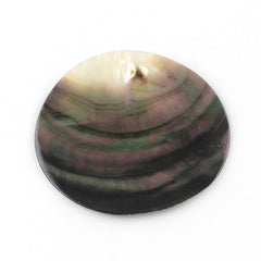 Black Lip Shell Pendant 60mm 1/pk