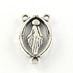 Rosary Metal Connector 25x13mm 10/pk