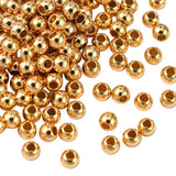 Round Metal Bead 3mm 18K Gold Plated 50/pk