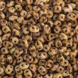 Matubo Czech Superduo Beads Chalk Travertine Dark 22g