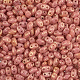 Matubo Czech Miniduo Beads Chalk Red Luster 13g