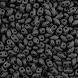 Matubo Czech Miniduo Beads Jet Matte 13g