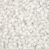 Matubo Czech Miniduo Beads Chalk White 13g