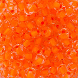 6/0 Czech Seed Beads #094 C/L Neon Orange 22g