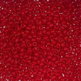 8/0 Perles de Rocailles Tchèques #1003V Rouge Moyen Opaque 22g