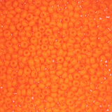 8/0 Perles de Rocailles Tchèques #1582V Orange Opaque 22g