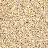11/0 Czech Cut Seed Beads #37047 Opaque Pearl Eggshell 13g