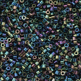 11/0 Cylin Beads #1002 Black AB 25g Bag