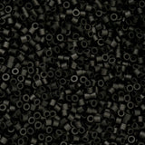 11/0 Cylin Beads #1035 Black Matte 25g Bag