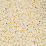 11/0 Cylin Beads #1036 Cream Matte Glazed Luster 25g Bag