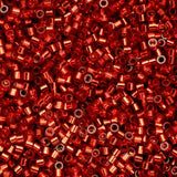 11/0 Cylin Beads #1041 Ruby Red S/L 25g Bag