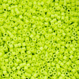 11/0 Cylin Beads #1065 Opaque Chartreuse 25g Bag