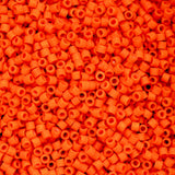 11/0 Cylin Beads #1067 Opaque Orange Matte 25g Bag