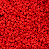 11/0 Cylin Beads #1071 Red Vermillion Matte 25g Bag