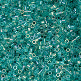 11/0 Cylin Beads #1082 Transparent Teal Caribbean AB 25g Bag