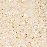 11/0 Cylin Beads #1093 Opaque White Bisque Ceylon 25g Bag