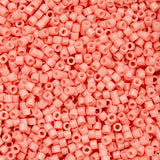 11/0 Cylin Beads #1100 Opaque Soft Coral Pink 25g Bag