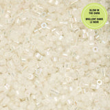 11/0 Cylin Beads #1114 Glow In Dark AB White / Green 25g Bag