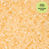 11/0 Cylin Beads #1127 Glow In Dark AB Light Yellow 25g Bag