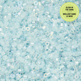 11/0 Cylin Beads #1131 Glow In Dark AB Sky Blue 25g Bag