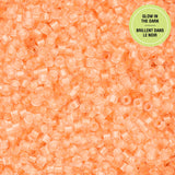 11/0 Cylin Beads #1148 Glow In Dark Orange 25g Bag
