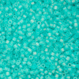 11/0 Cylin Beads #1185 Matte Macaron AB Blue Turquoise 25g Bag