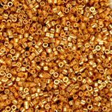 11/0 Cylin Beads #1220 Electrogold Coat 25g Bag